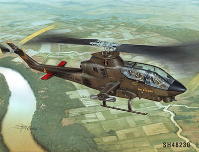 予約 米 AH-1Gコブラ・ベトナム戦M35搭載
